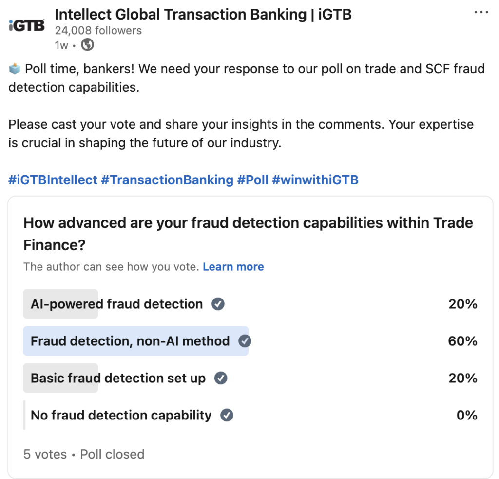 iGTB June 2024 Poll